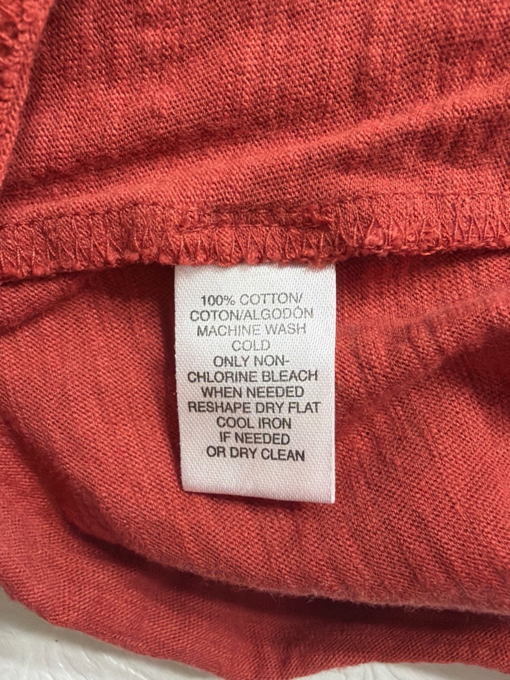 LOFT Short Sleeve Crewneck Tee in Rustic Red - Picture 4 of 4